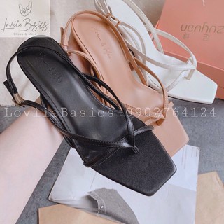 SANDAL NỮ CAO GÓT LOVIIE BASICS G201048