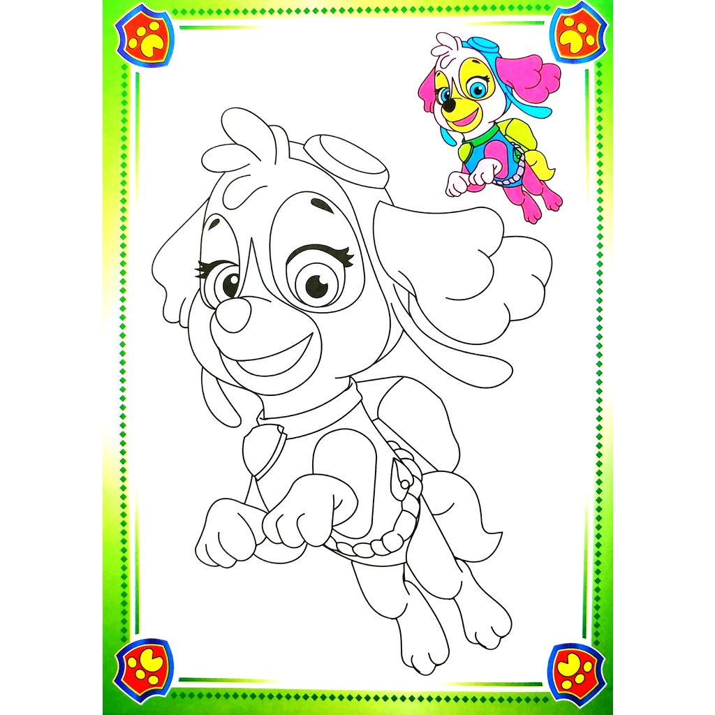 Sách Bé Yêu Tô Màu - Đội Chó Cứu Hộ Paw Patrol - Tập 3