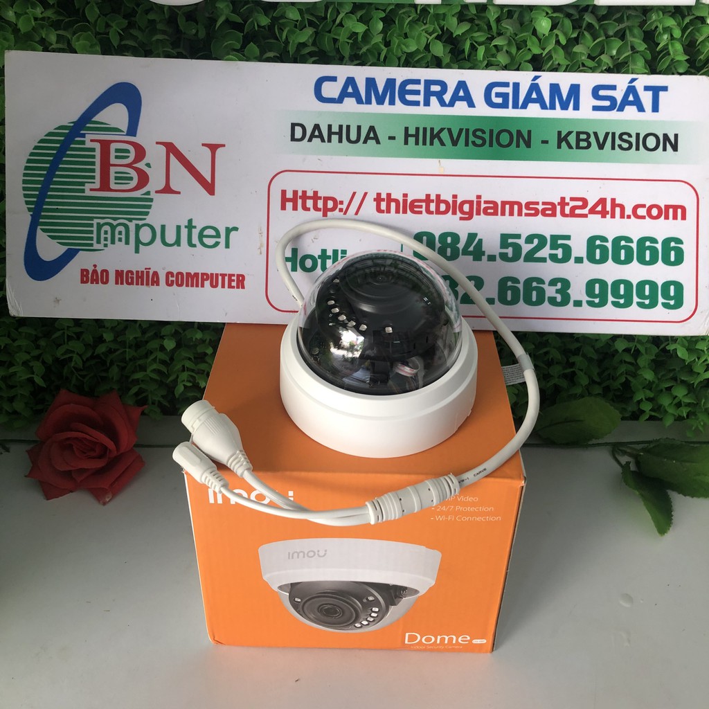 Camera IP 2M Wifi Dome IMOU D42P - D22P 1080p 4MB FULL HD - Chính Hãng 24T Dahua DSS