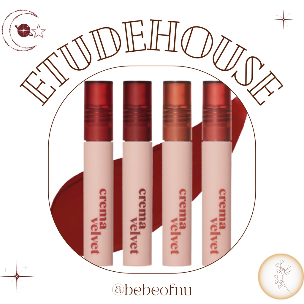 Son Kem Lì, Mịn Mượt Như Nhung Etude Crema Velvet Tint 3.6g