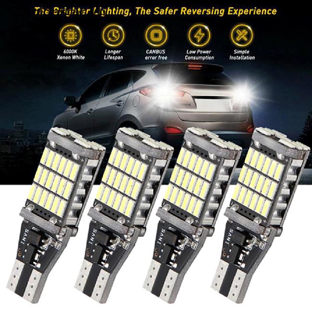 2 Đèn LED W16 T16 T15 921 W16W Chuyên Dụng Cho Xe Hơi