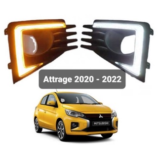 Ốp đèn gầm led drl mitsubishi attrage 2020-2022 lắp như zin