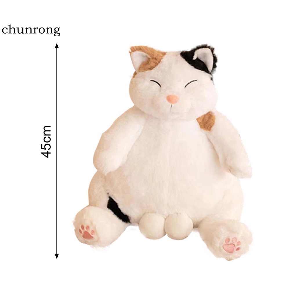 Đồ chơi chú mèo nhồi bông hoạt hình dễ thương chân thực sử dụng hàng ngày tiện lợi