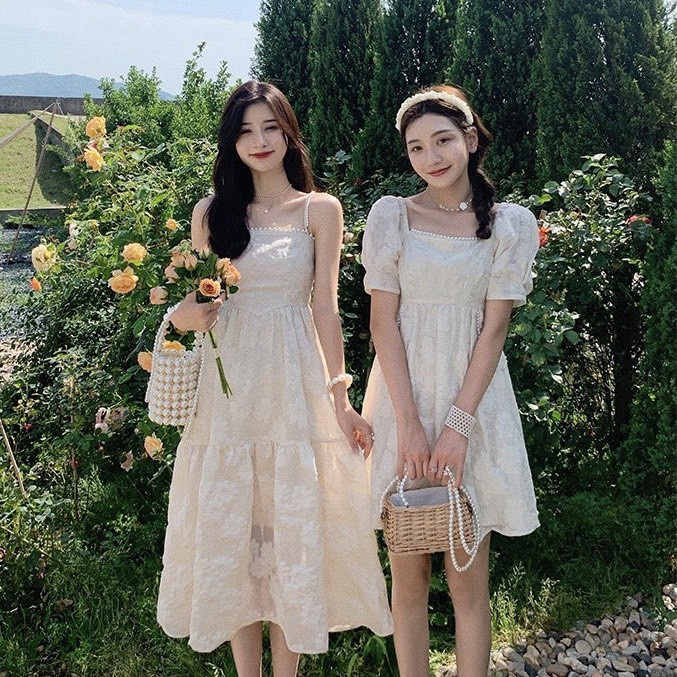 - Váy hoa ulzzang tiểu thư bạn thân quai ngọc vintage - Hoola