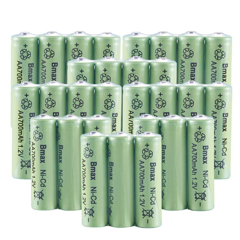 Pin tiểu AA sạc lại Ni-Cd 700mAh dành cho đồ chơi, đồng hồ, phụ kiện