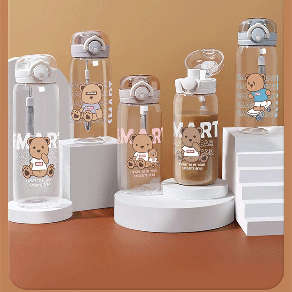 Bình Đựng Nước Bằng Nhựa Chống Rò Rỉ Thiết Kế Nhỏ Gọn Tiện Dụng Mang Theo