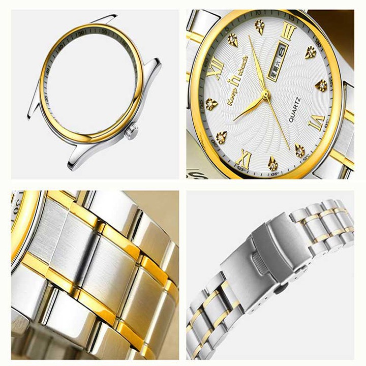 ĐỒNG HỒ NAM KEEP IN TOUCH 8191 DÂY THÉP SANG TRỌNG Bán lẻ giá sỉ