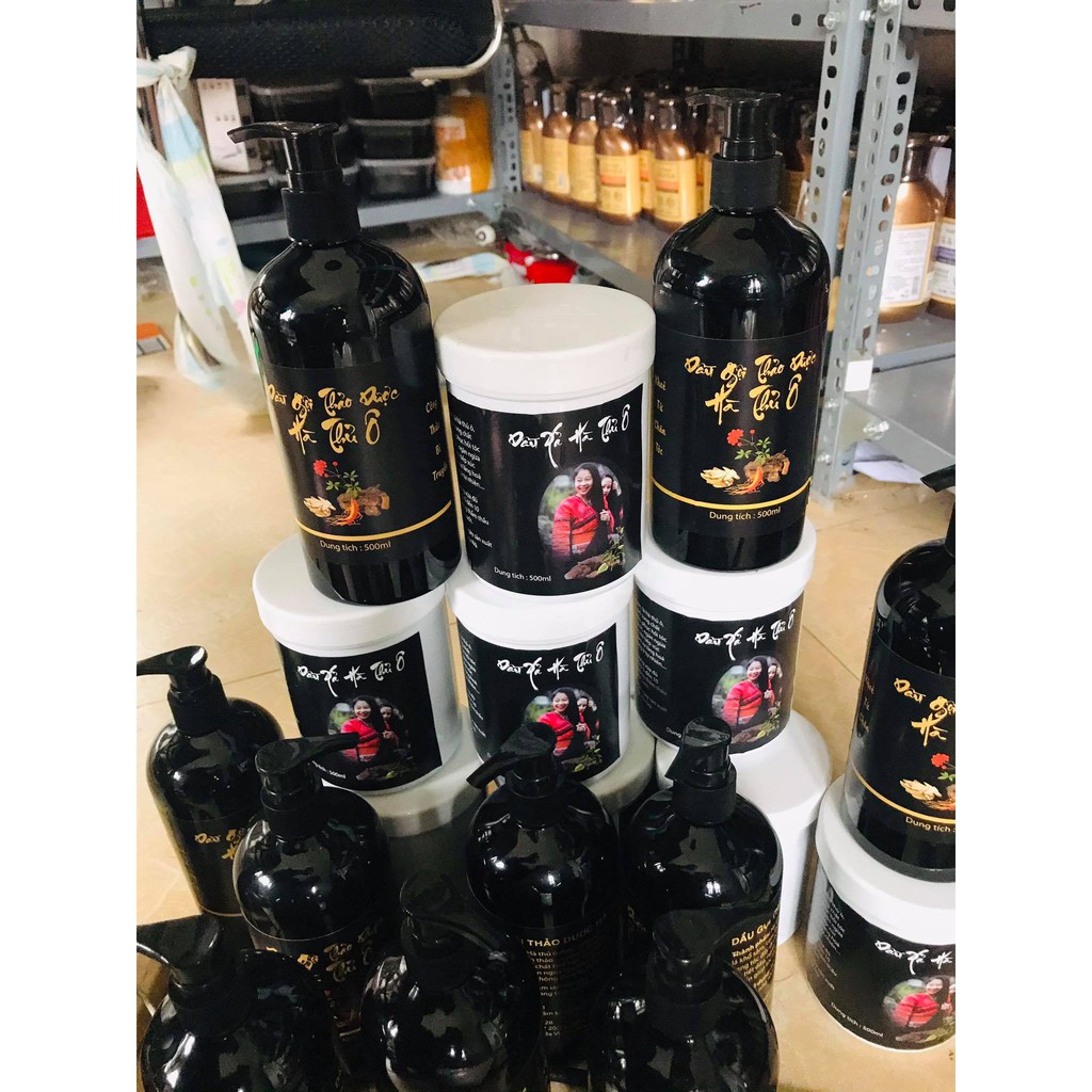 Cặp dầu gội xả hà thủ ô