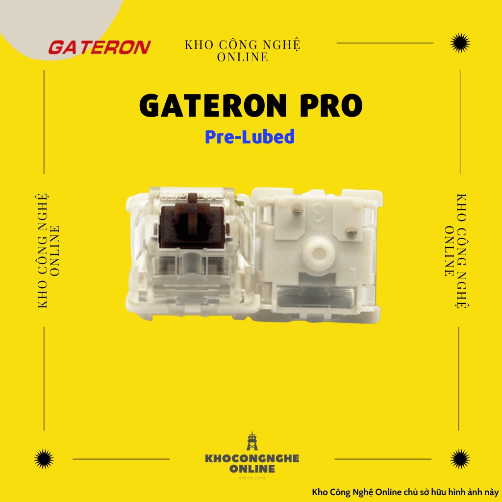 Công tắc bàn phím Switch Gateron Yellow Pro dùng cho bàn phím cơ