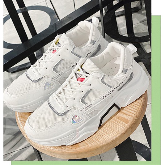 [XEM ĐÁNH GIÁ] Giày Thể Thao Sneaker WATAHHH Phản Quang Nam Nữ 🚛 FREESHIP | Giày Sneaker AVI-346 Phản Quang