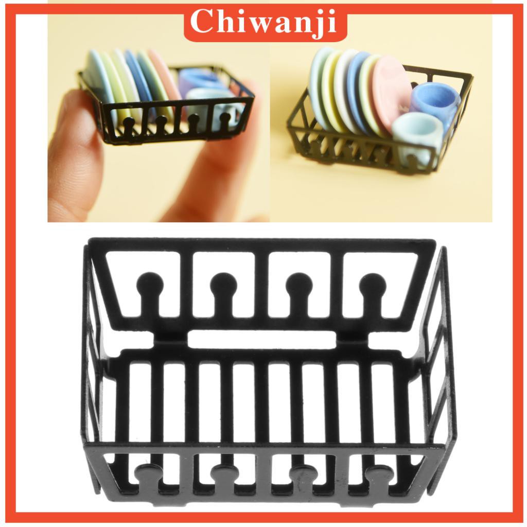 Giá Phơi Khô Chén Đĩa Trang Trí Nhà Búp Bê 1 / 12