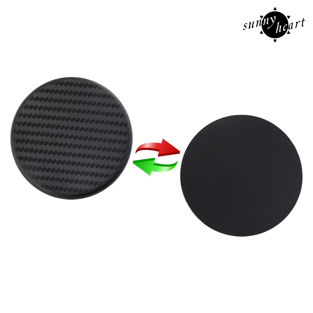 Set 2 Miếng Lót Cốc Nước Bằng Silicone Chống Trượt Hình Tròn Tiện Dụng Cho Ô Tô