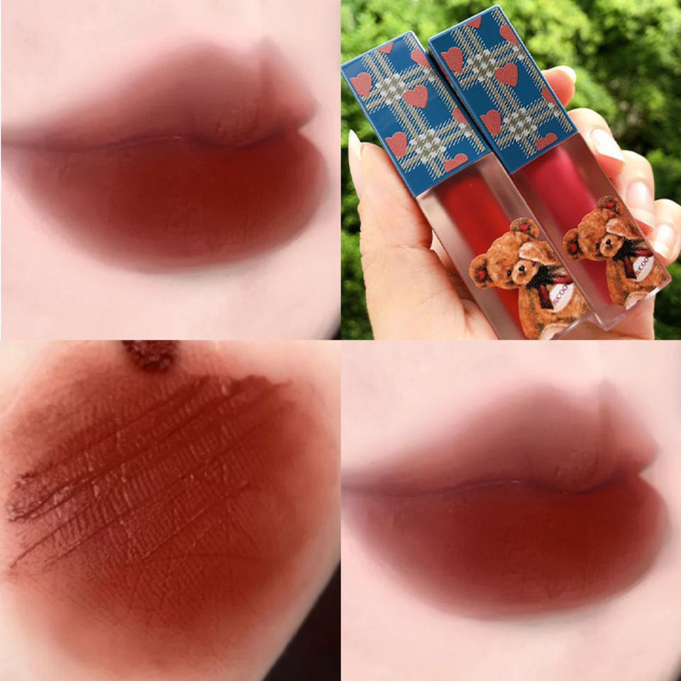 Son Môi Nhung Lì Dưỡng Ẩm Gấu Teddy