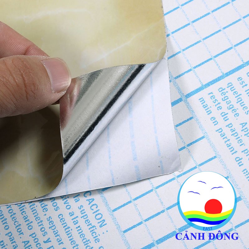 Decal dán bếp bàn tủ giả đá cẩm thạch pvc chống nước chống cháy