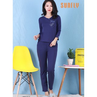 SP1713 - Bộ mặc nhà Sunfly -Áo dài tay, quần dài.