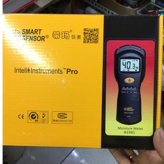 Bộ đồng hồ đo độ ẩm gỗ moisture meter smart sensor as981