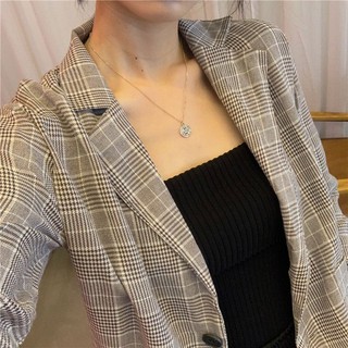 ÁO BLAZER KẺ NỮ - HÀNG QUẢNG CHÂU LOẠI 1