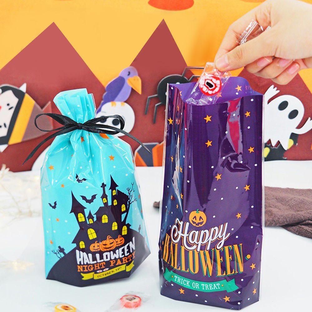 Bộ 50 Túi Nhựa Đựng Kẹo Halloween