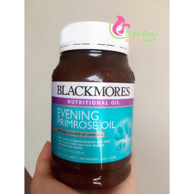 Tinh dầu hoa anh thảo Blackmores 190 viên date 2020 Úc (mẫu mới)