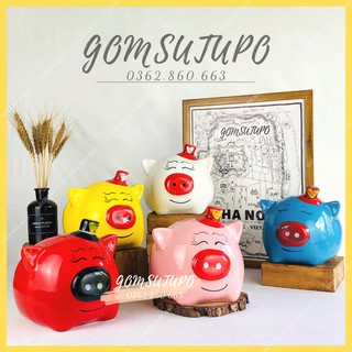 Lợn Đất Tiết Kiệm - 20 Mẫu Siêu Nhân - Nhân Vật Hoạt Hình - Gốm Sứ Bát Tràng