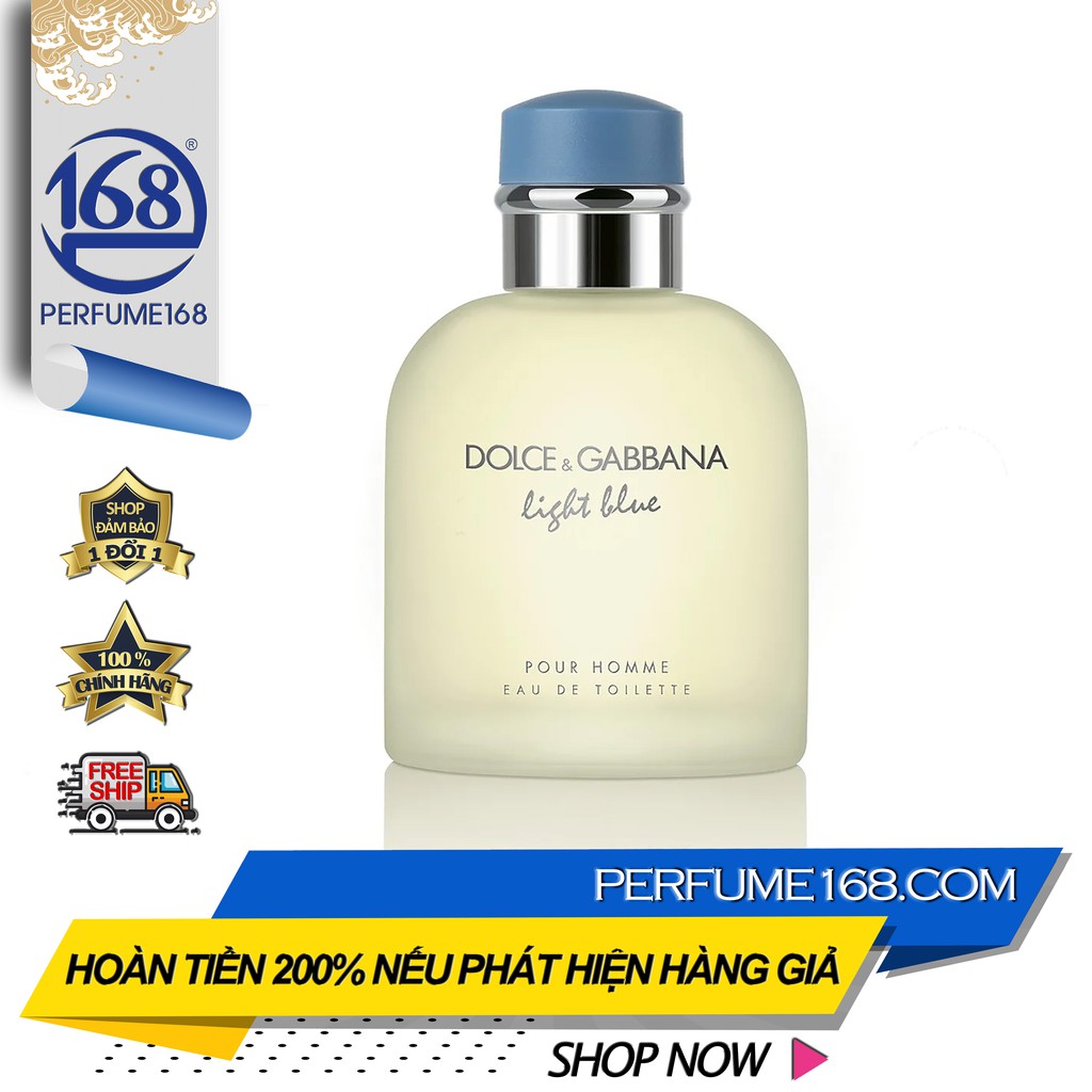 Nước hoa nam D&G Light Blue Men [Authentic]