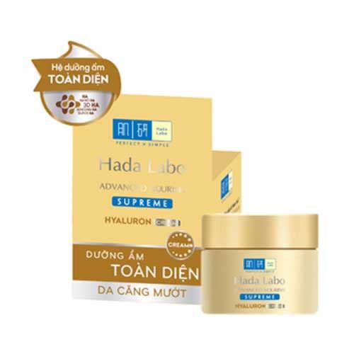 Kem dưỡng ẩm toàn diện Hada Labo Advanced Nourish Supreme Hyaluron Cream 50g