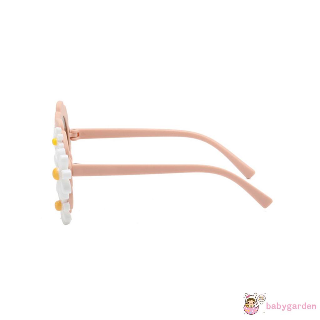 Kính Mát Họa Tiết Hoa Hoạt Hình Bảo Vệ Mắt Vui Nhộn Cho Bé Gái