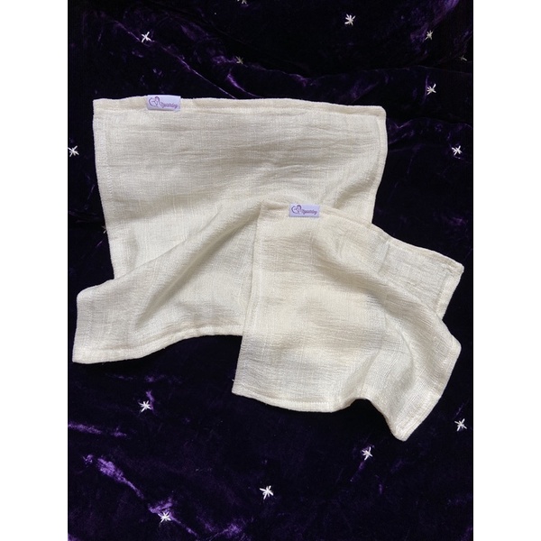 {NguatrangSilk} Khăn mặt lụa 100% tơ tằm nguyên chất, khăn mặt cho bé sơ sinh, khăn mặt trẻ em; viêm da cơ địa