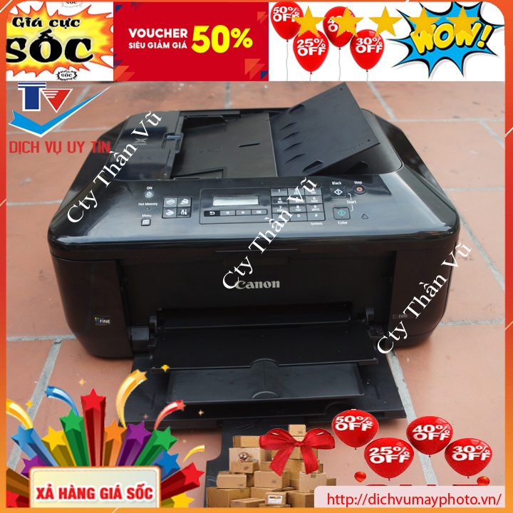 Máy in phun màu cũ đa chức năng Canon PIXMA E610 in đẹp bền hàng like new