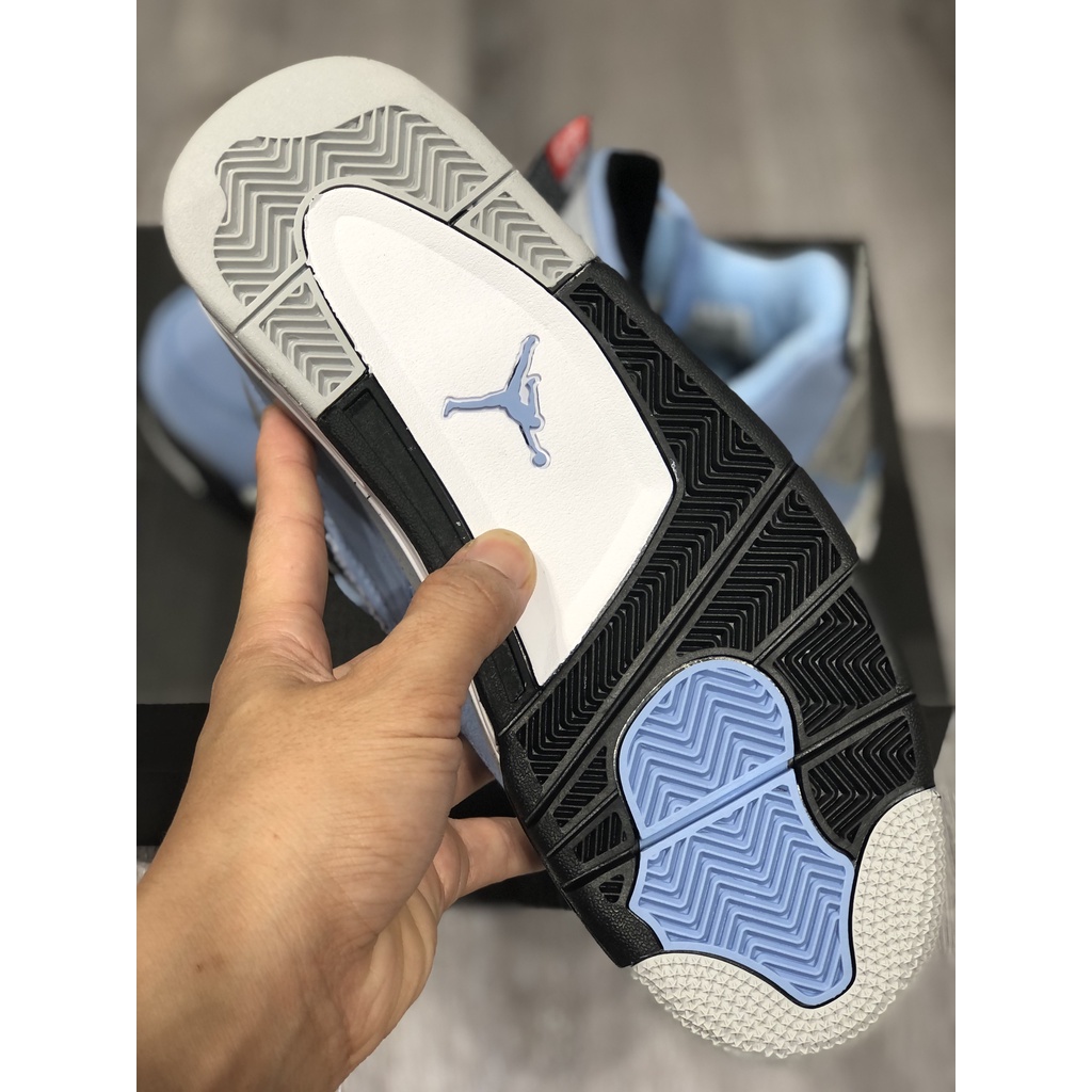 Giày Thể Thao , Sneaker Jordan 4 University Blue