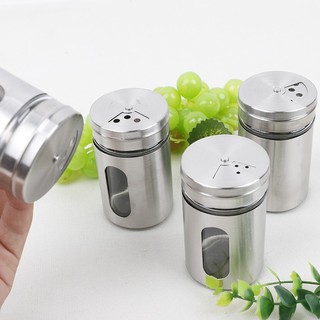 Lọ Đựng Hạt Tiêu, Tăm, Gia Vị Cao Cấp  Inox 304 Chịu Va Đập Tốt