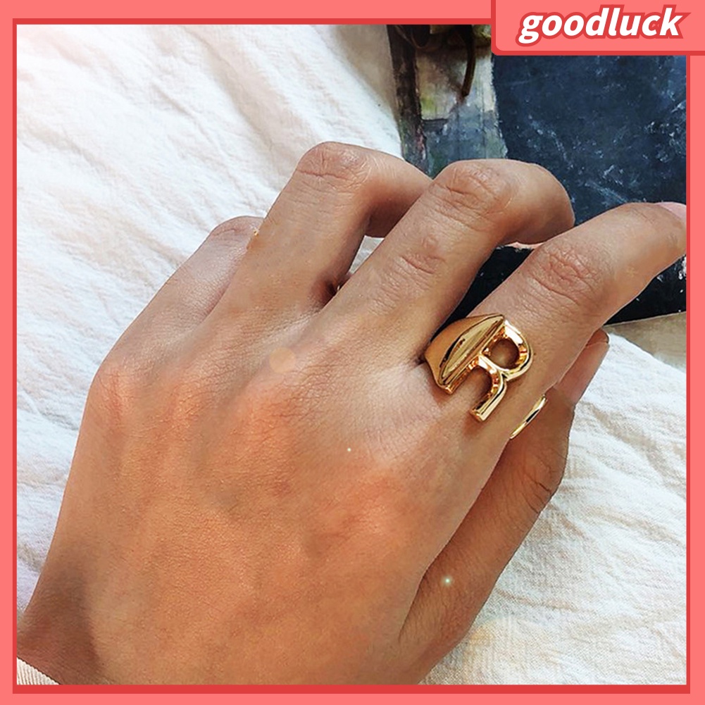 Nhẫn Hở Hình 26 Chữ Cái Cho Nữ