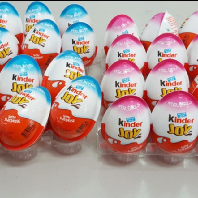 Trứng Chocolate Kinder Joy đồ chơi bé trai và bé gái 20gr date t9/2023