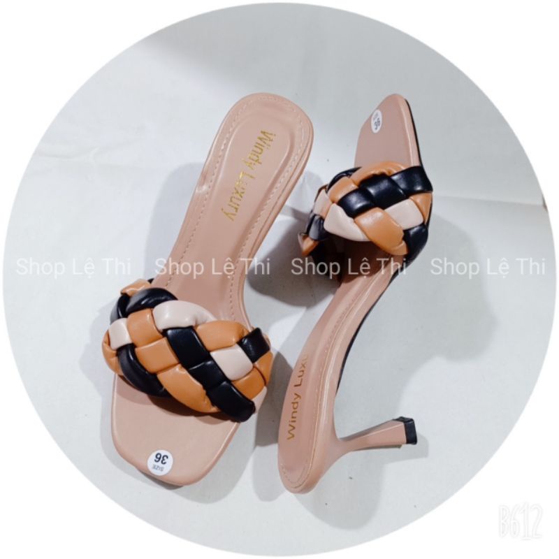 Gót 5p đan nhiều màu giá rẻ xinh xắn