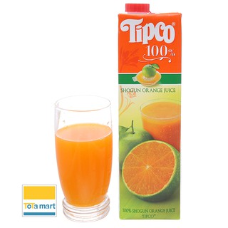 TIPCO nước ép cam 100% 1 lít. HSD T05,06/2021
