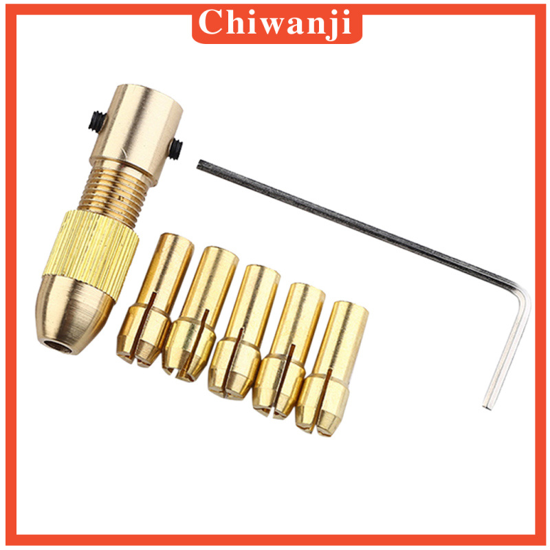 [CHIWANJI]1Set/7pcs 0.5mm-3mm Small Electric Drill Bit Micro Mini Twist Drill Tool