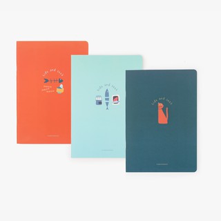 Combo vở grid ô vuông 120 trang Crabit - Hide & Seek Mèo