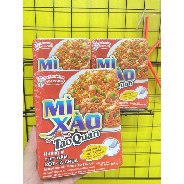 Mì xào Táo Quân vị thịt bằm xốt cà khay 85g | BigBuy360 - bigbuy360.vn