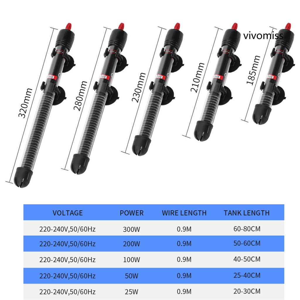 Thanh tạo nhiệt VIV AT700 cho bể cá