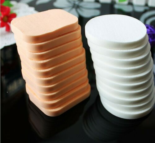 [Hàng mới về] Bộ 10 bông phấn trang điểm bằng xốp mềm mại tiện dụng