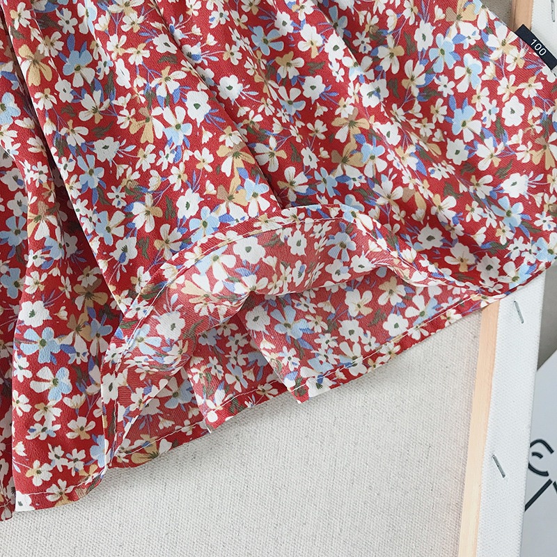 Bộ Áo Hai Dây Họa Tiết Hoa + Quần Dài Phong Cách Hàn Quốc Cho Bé Gái