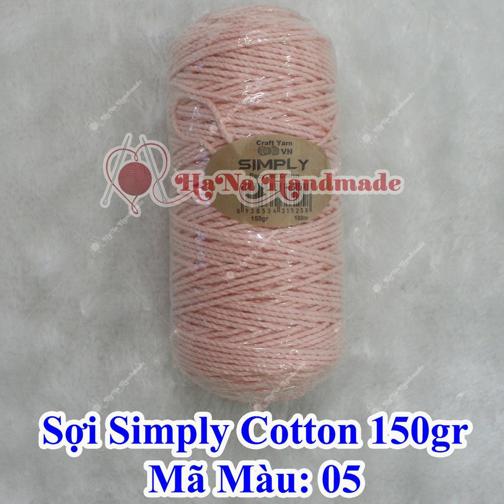 Sợi simply cotton 30k/cuộn/150gram