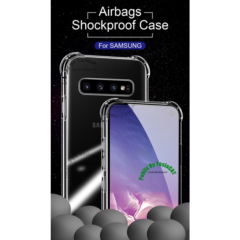 Ốp Điện Thoại Trong Suốt Chống Sốc Cho Samsung glaxy S8 S9 S10 S21 S22 Note8 Note9 Note10 Note20 Ultra Plus