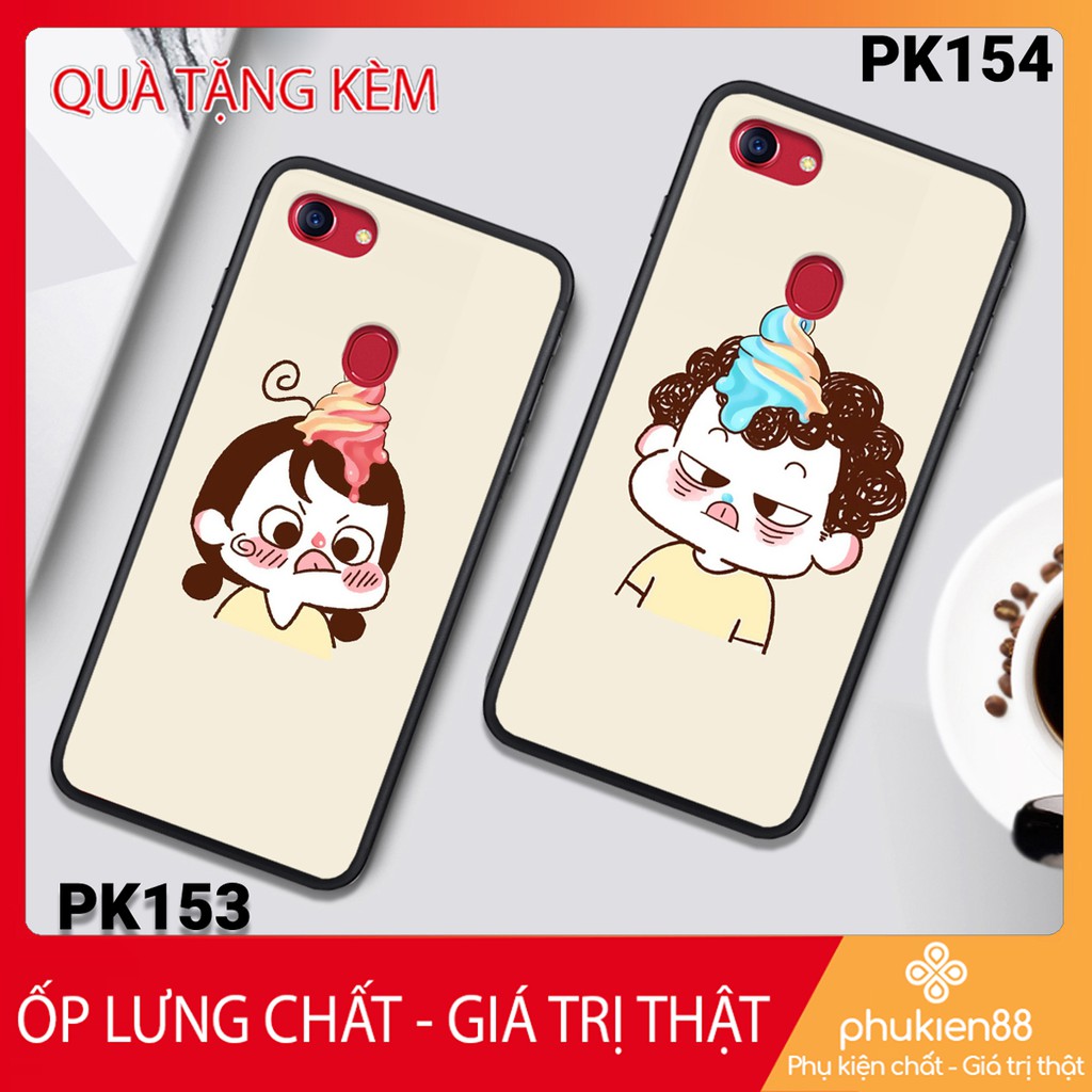  ỐP LƯNG OPPO F5 - F7 IN HÌNH CẶP ĐÔI DỄ THƯƠNG - ỐP LƯNG ĐÔI CHẤTLƯỢNG