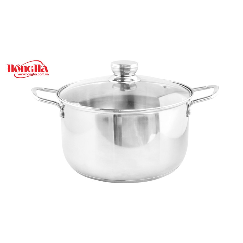 Nồi luộc gà inox 3 đáy 26cm Goldsun GE43-1302