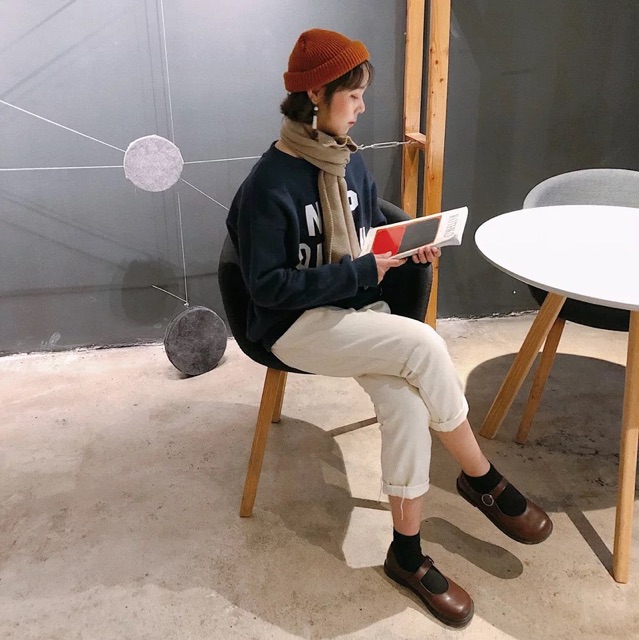 [ORDER 15 NGÀY] Giày Mary Janes nữ mũi tròn | BigBuy360 - bigbuy360.vn