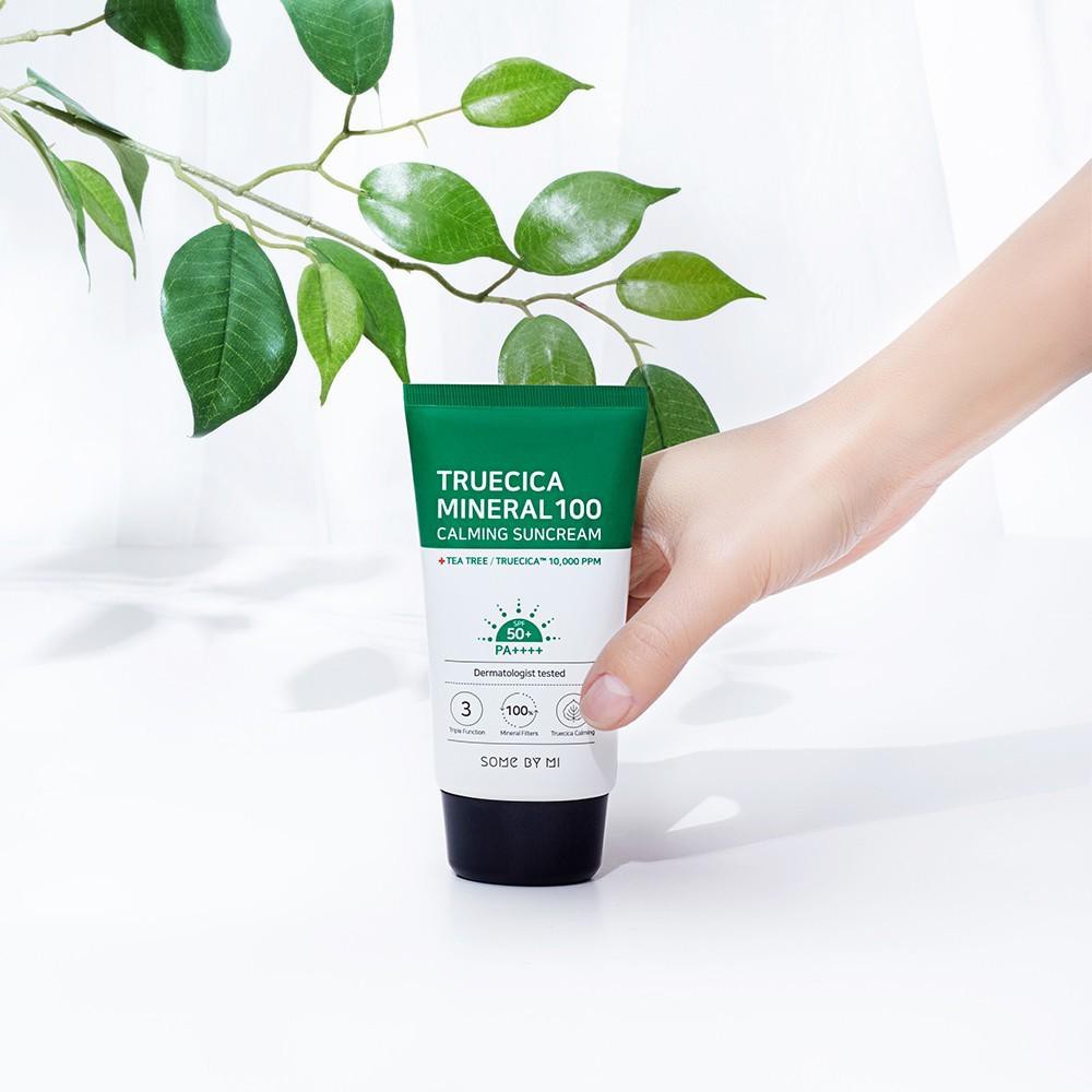 Kem chống nắng Some By Mi truecica mineral 100 calming suncream SPF50+/PA+++ 1ml - 50ml NPP Shoptido | WebRaoVat - webraovat.net.vn