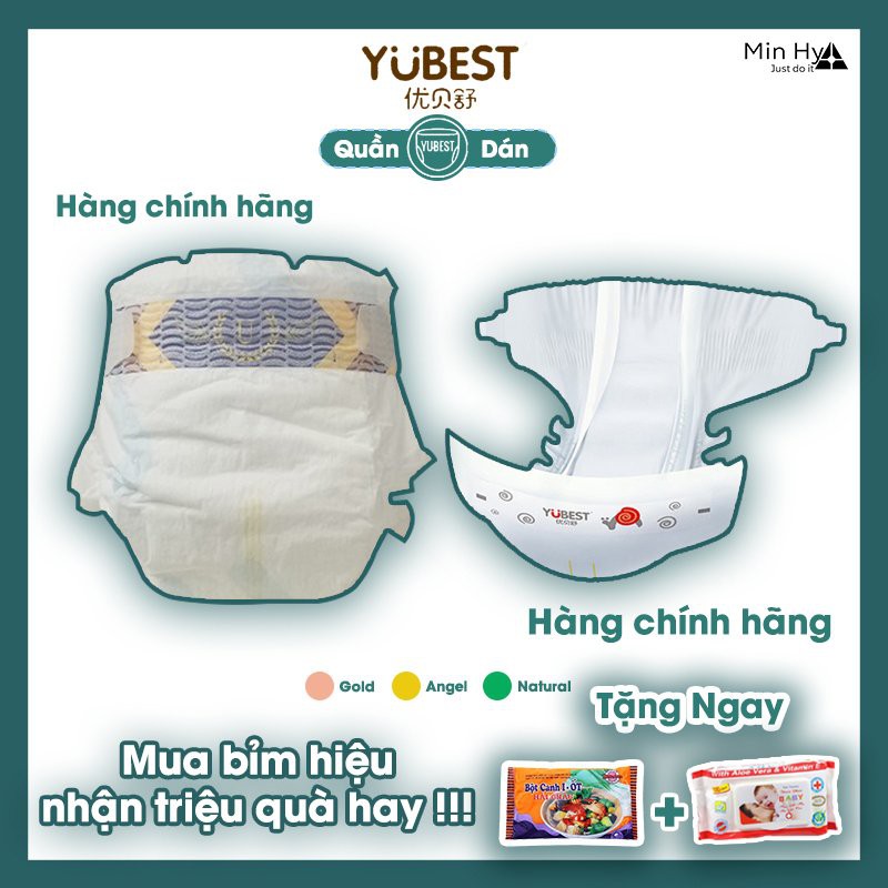 Tã / Bỉm YUBEST Gold / Night / Angel / Natural / Core chính hãng quần / dán S132, S90, M108, M84, L96, L78