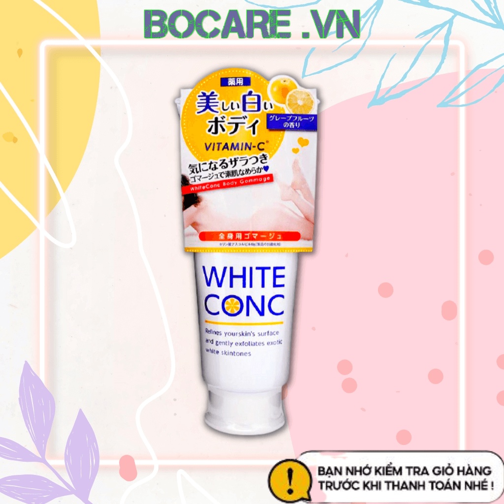 Tẩy da chết [Hàng AUTH] Tẩy tế bào chết White Conc làm sáng da 180g