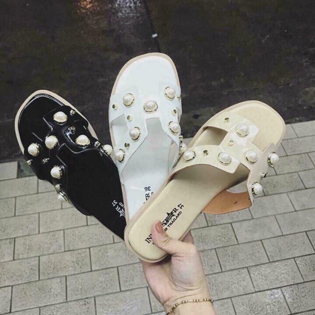 Dép H đính ngọc 😍